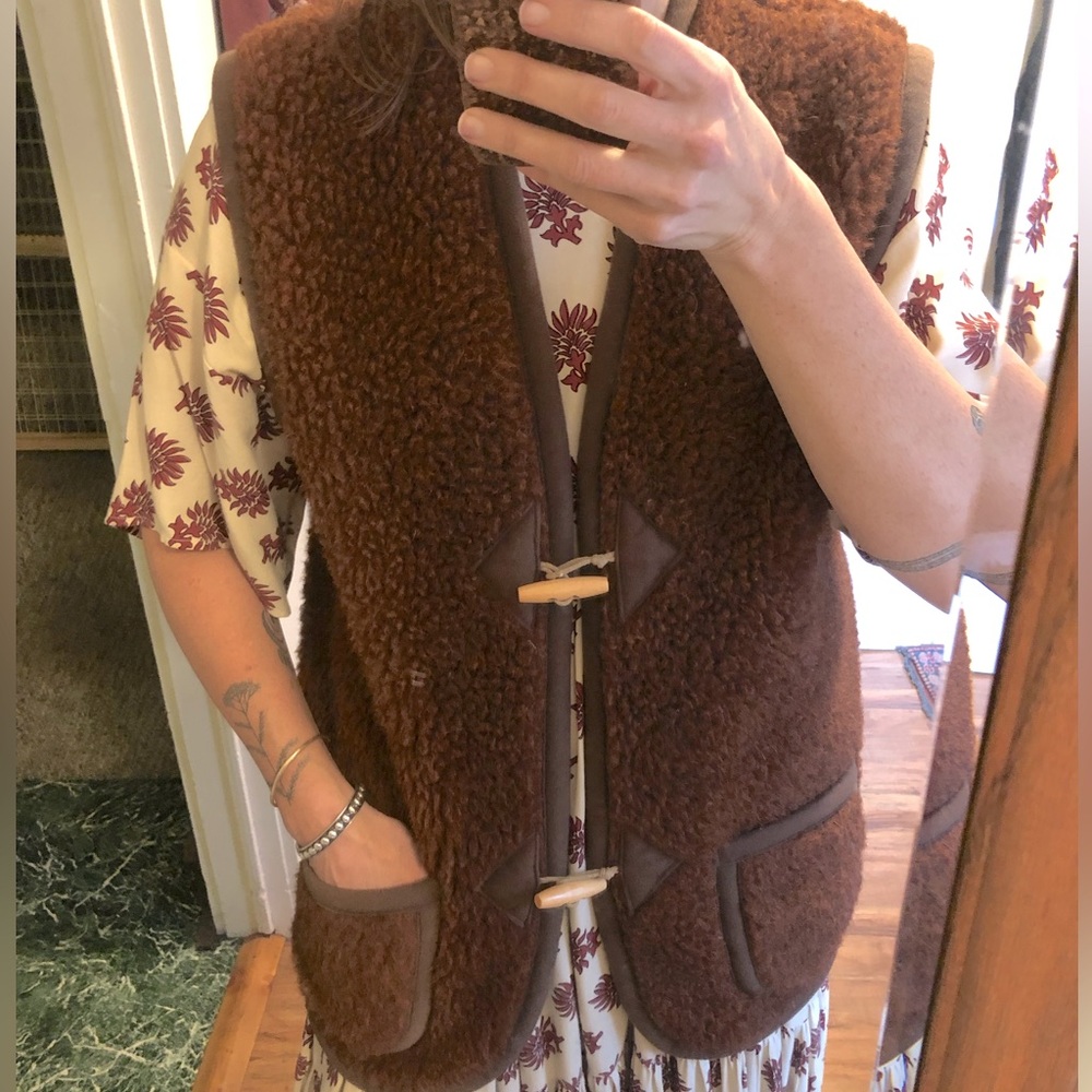 Wool Sherpa vest